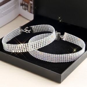 Crystal Allover Rhinestone Decor Choker